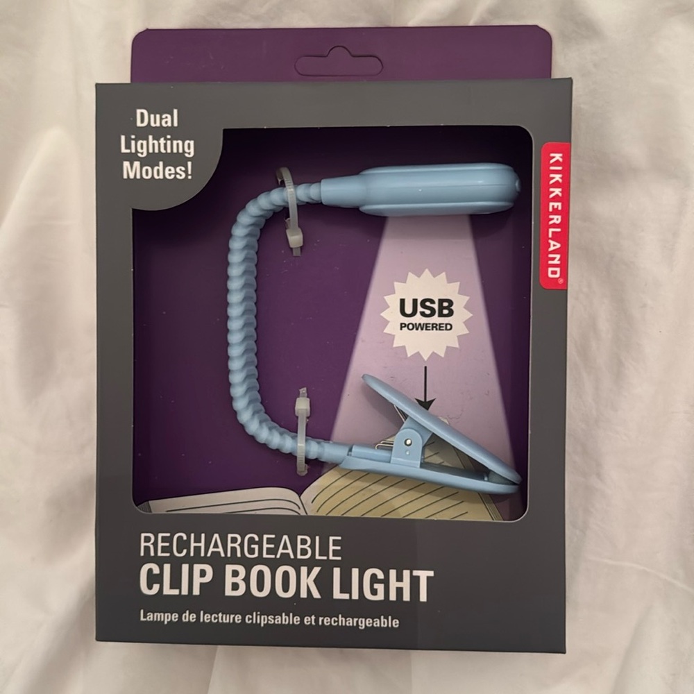Rechargeable Clip Book Light